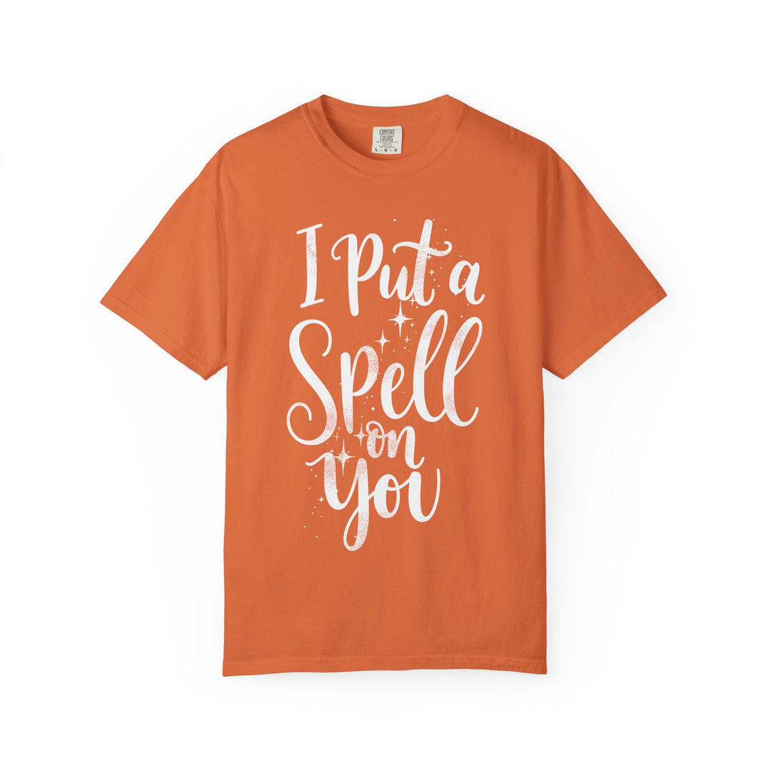 I Put A Spell On You Womens WUNDERLAND Backyard Dept Halloween Booteek Short Sleeve Tee