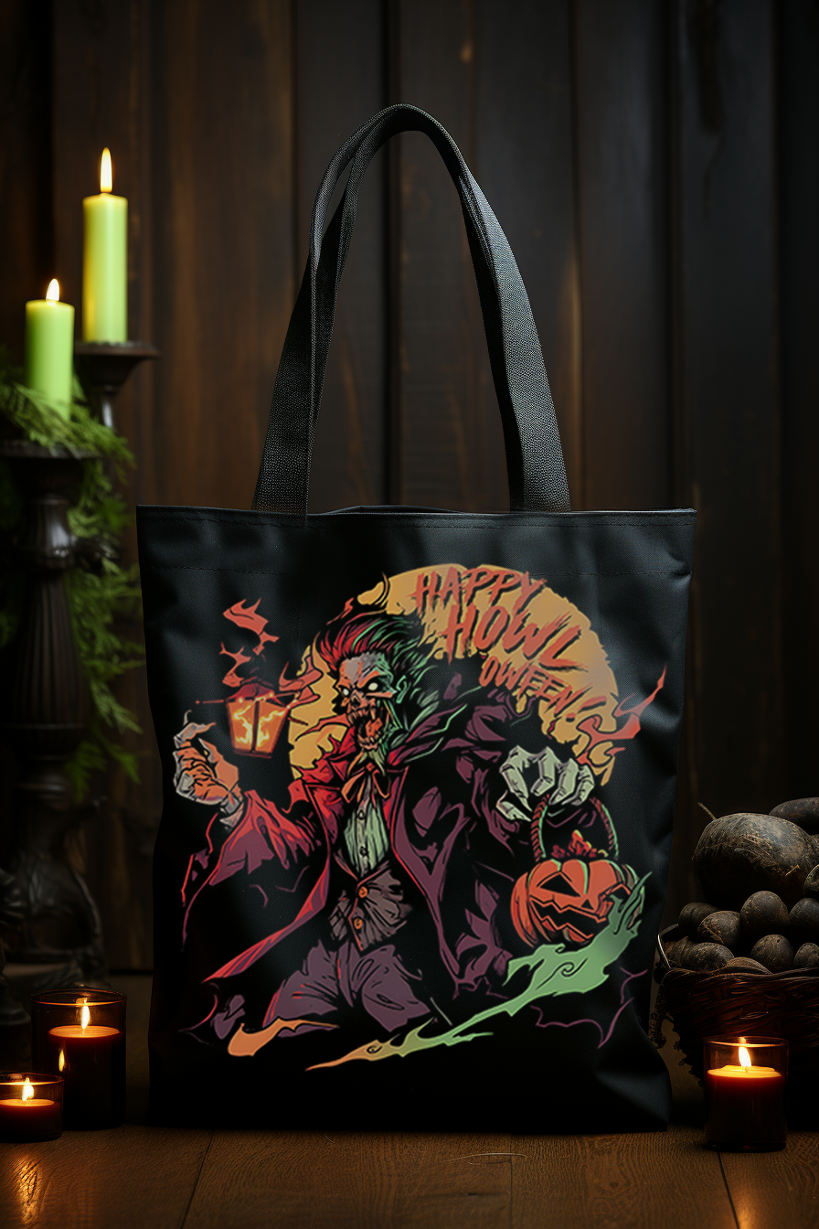 Howl-o-ween Trick or Treat Tote