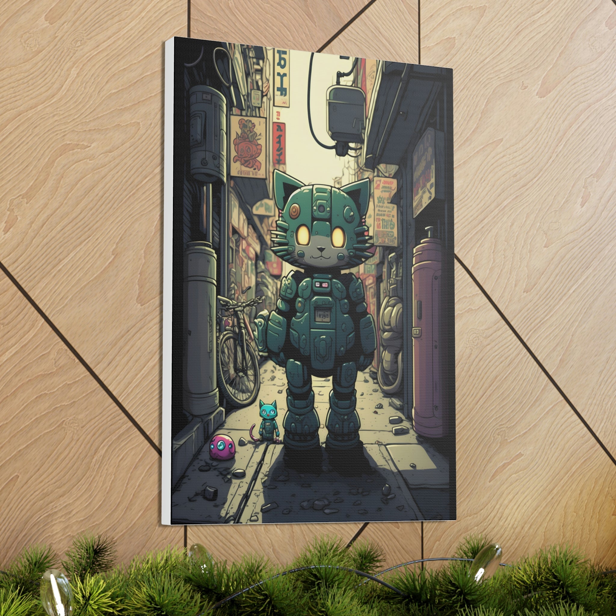 Alley Cats Canvas Print