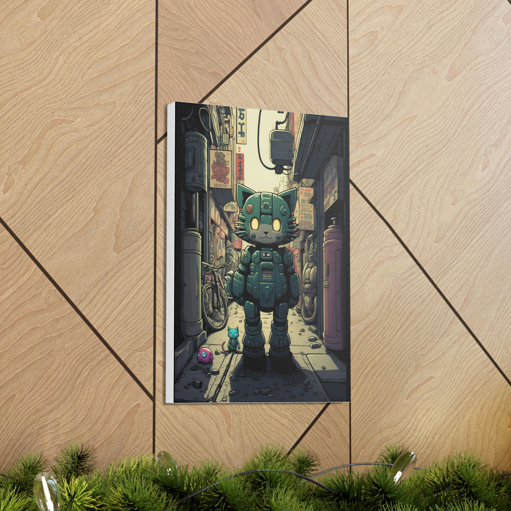 Alley Cats Canvas Print