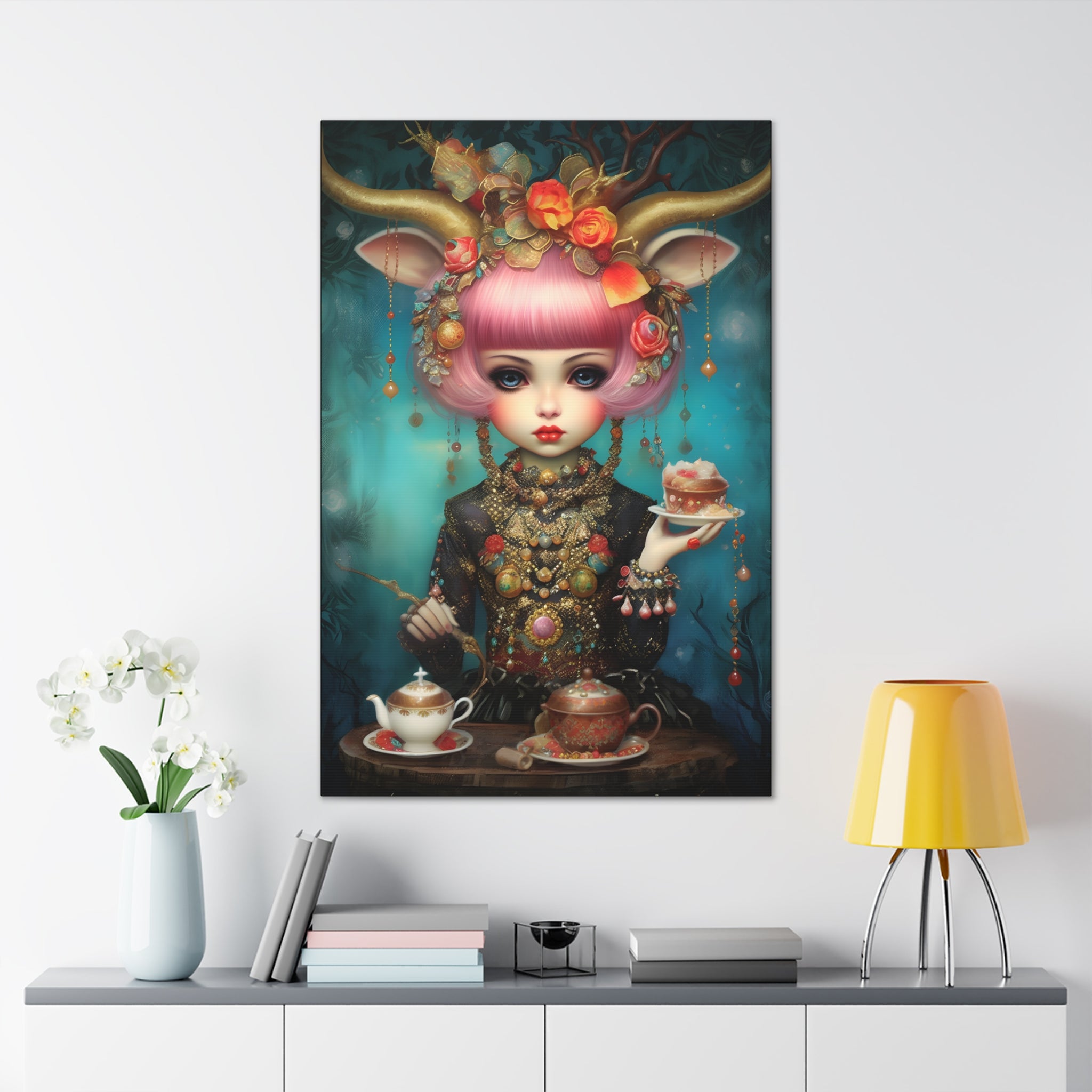 Let's Eat Cake Canvas Print