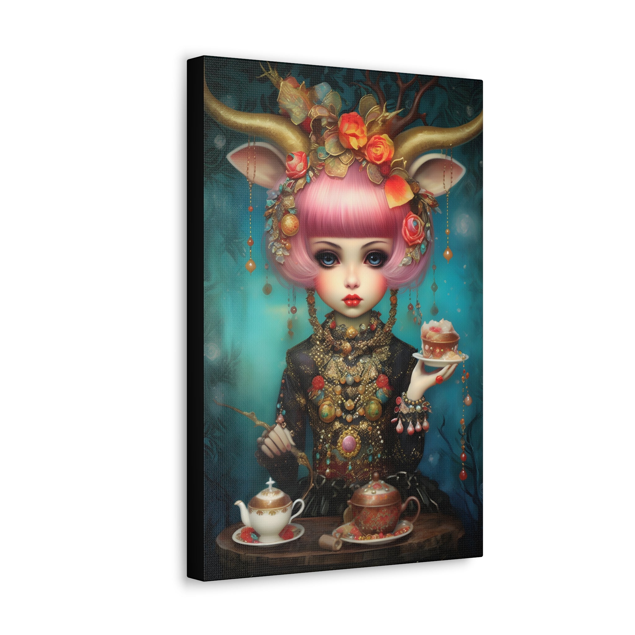 Let's Eat Cake Canvas Print