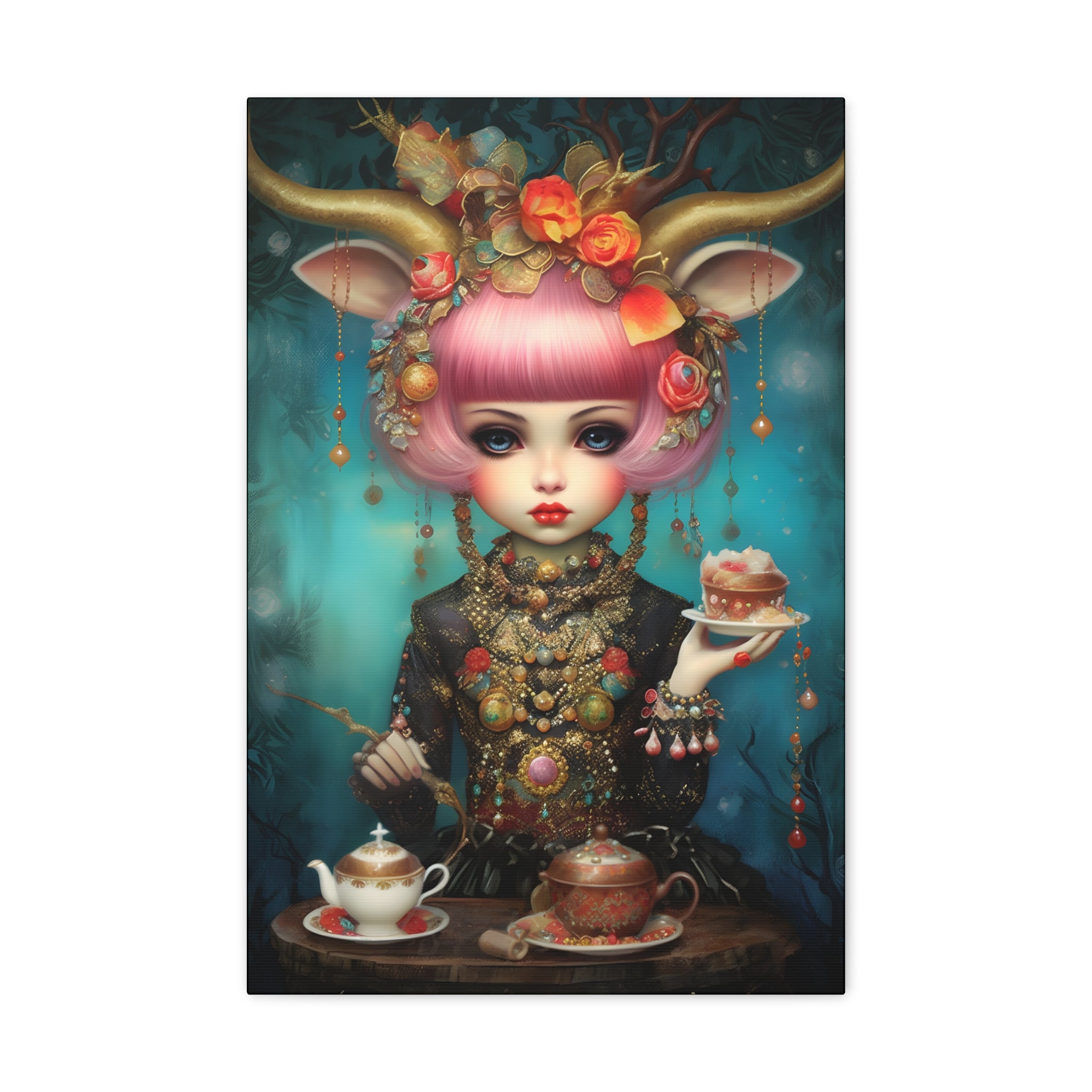 Let's Eat Cake Canvas Print