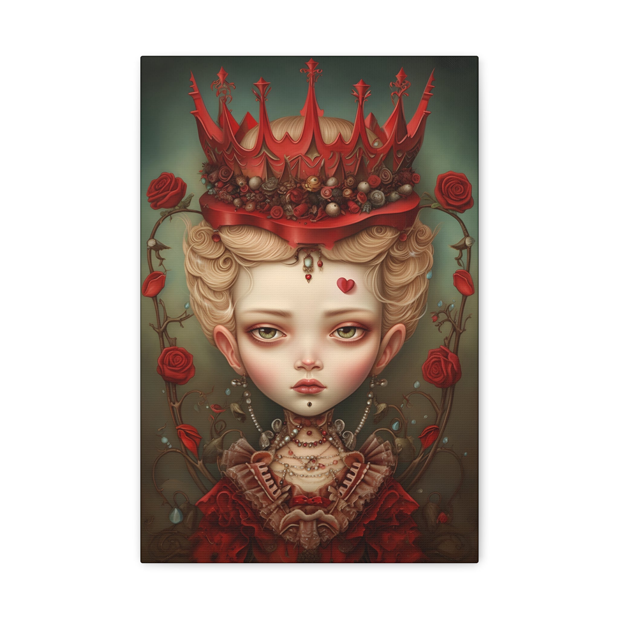 Queen of Hearts Canvas Print