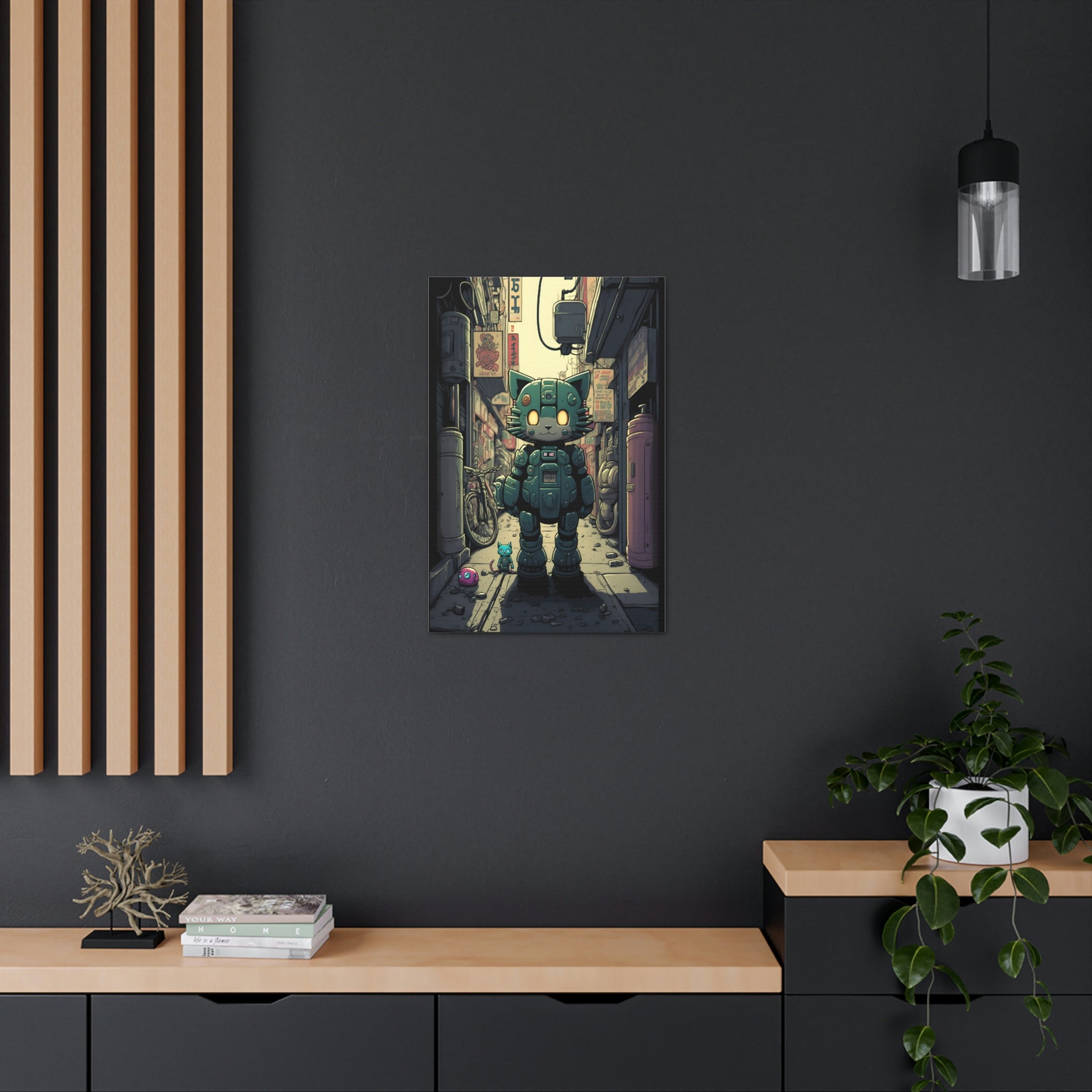 Alley Cats Canvas Print