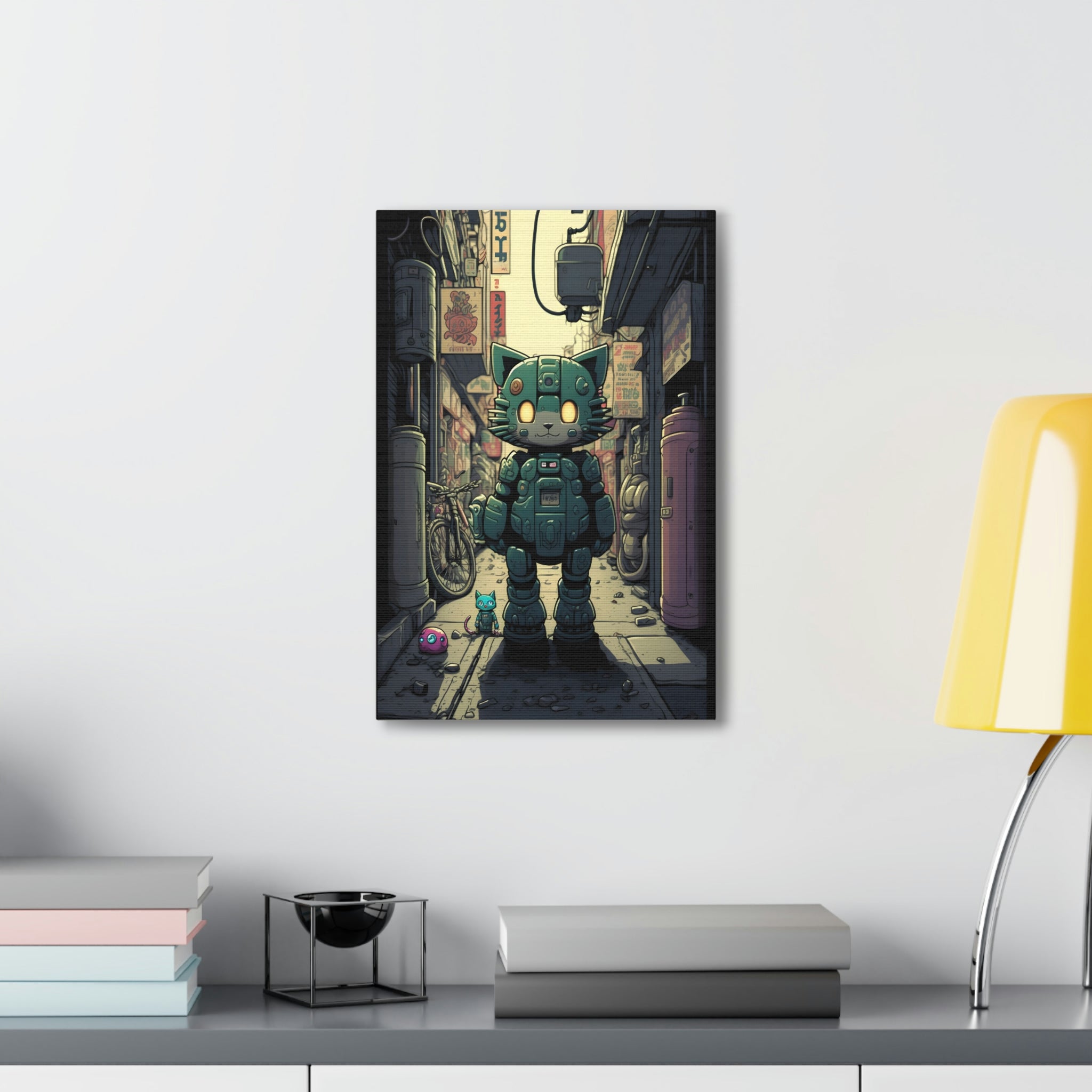 Alley Cats Canvas Print