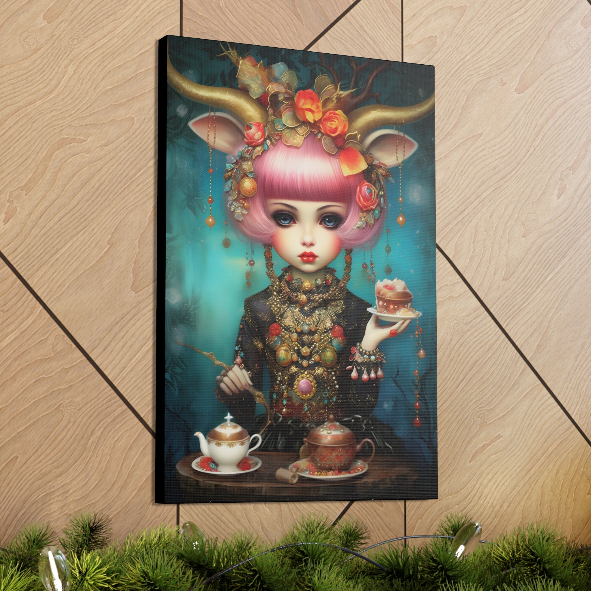 Let's Eat Cake Canvas Print