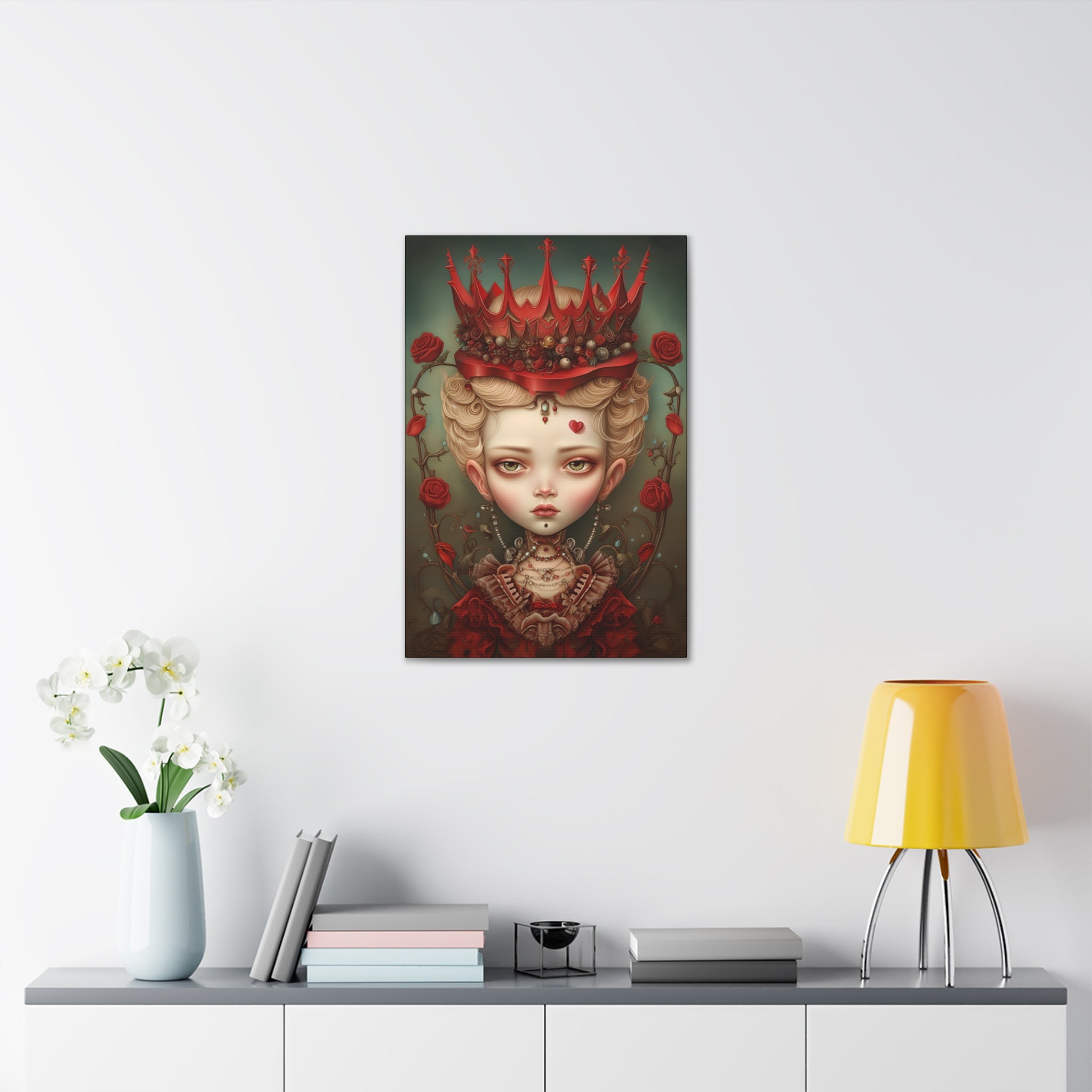 Queen of Hearts Canvas Print