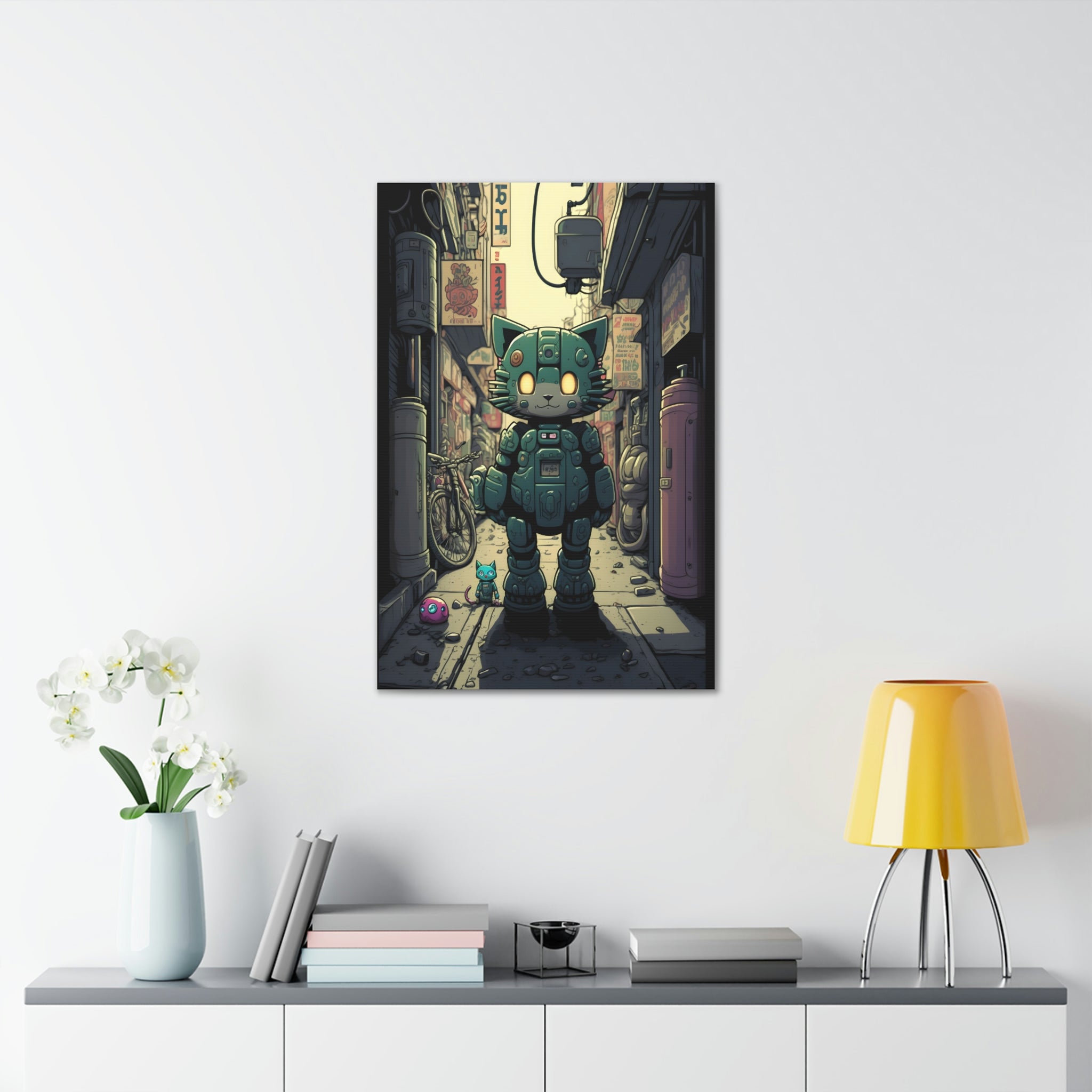 Alley Cats Canvas Print