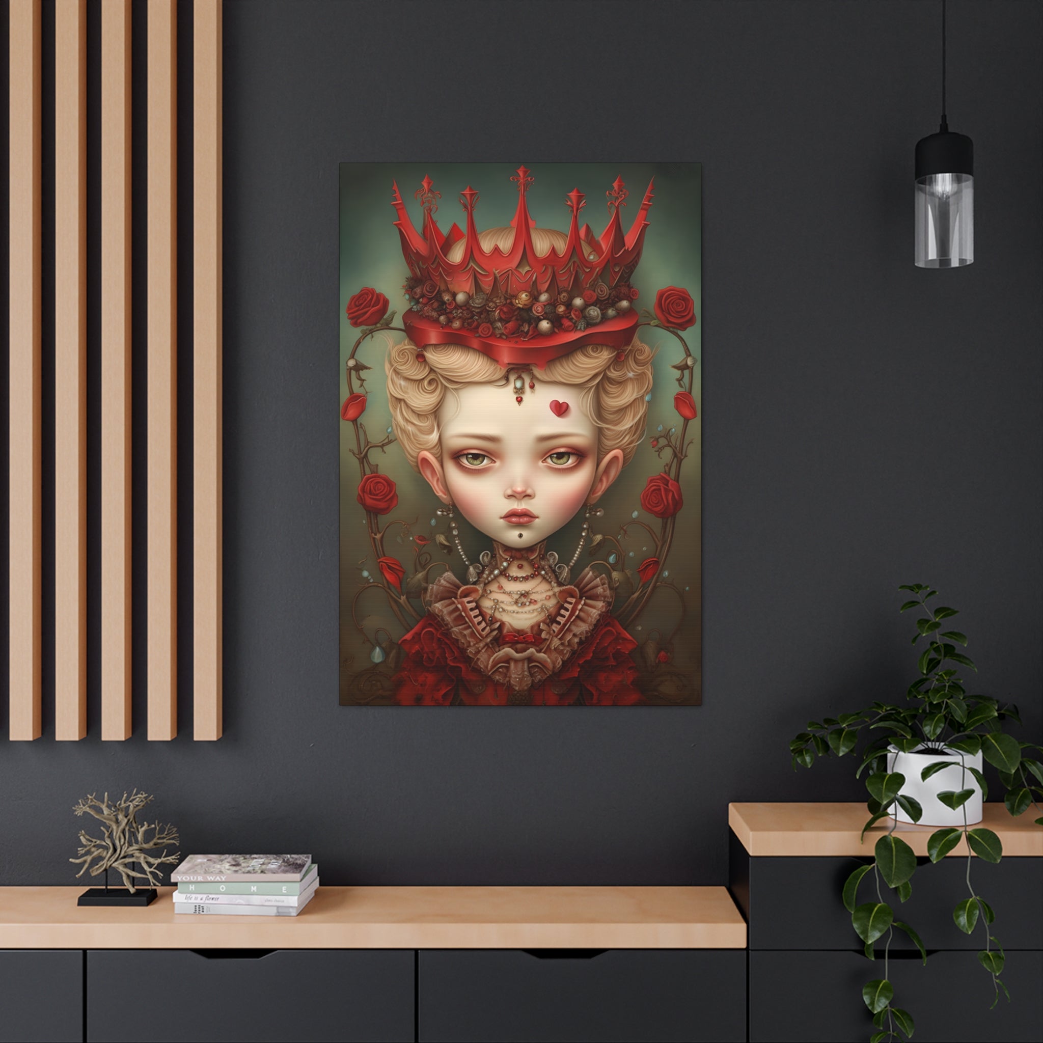 Queen of Hearts Canvas Print