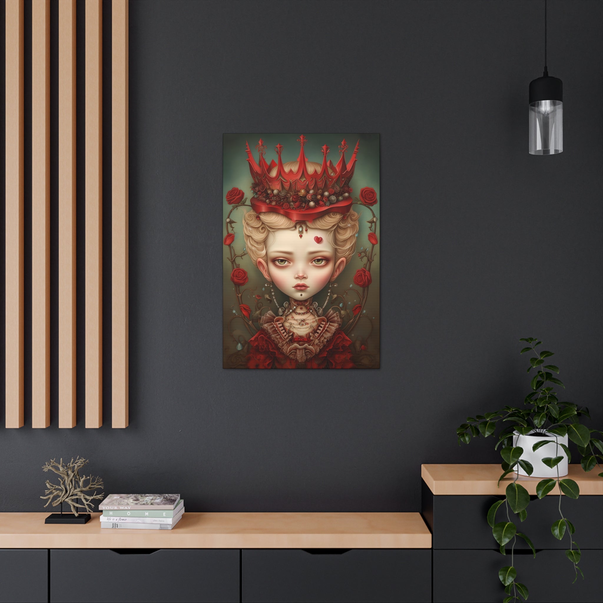 Queen of Hearts Canvas Print