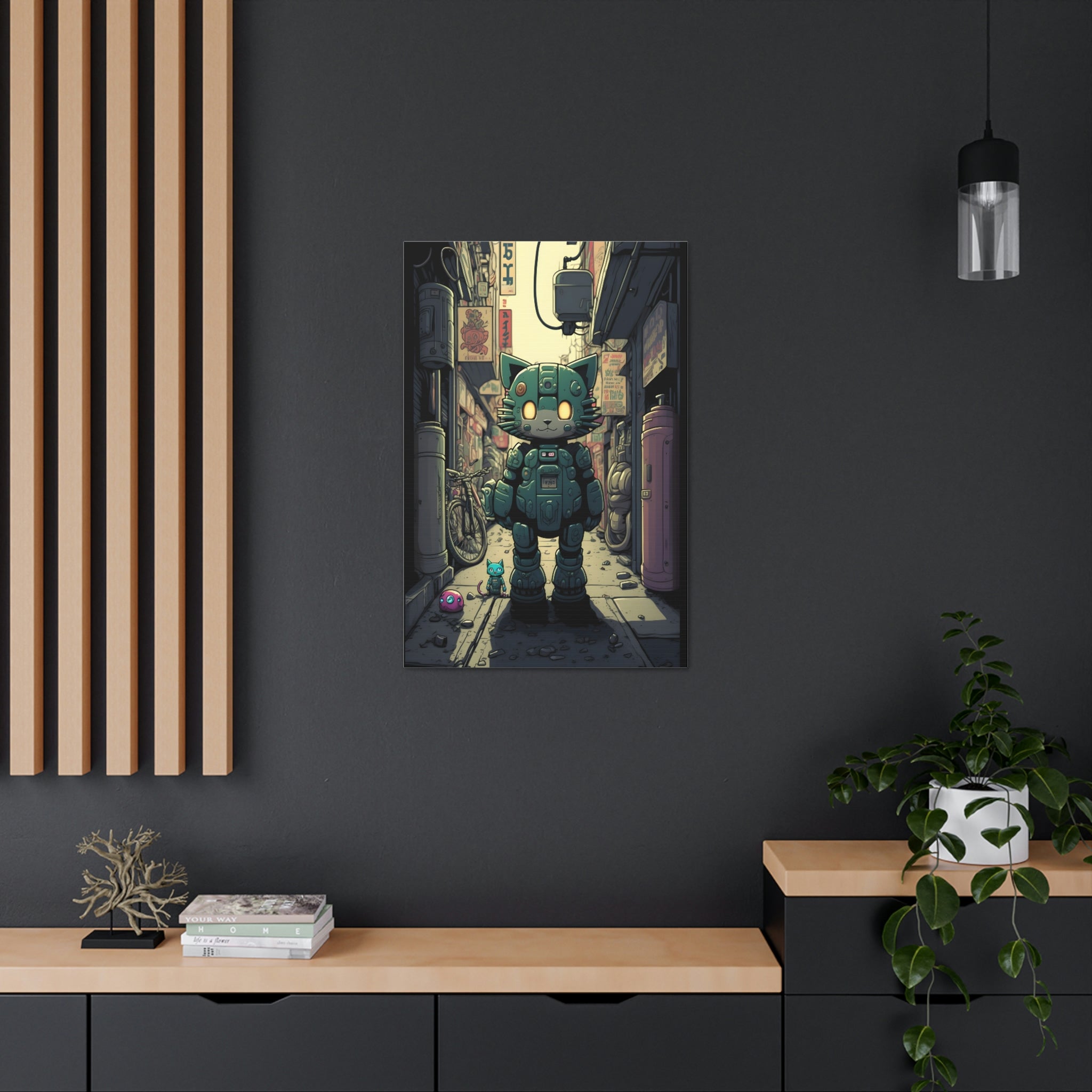 Alley Cats Canvas Print