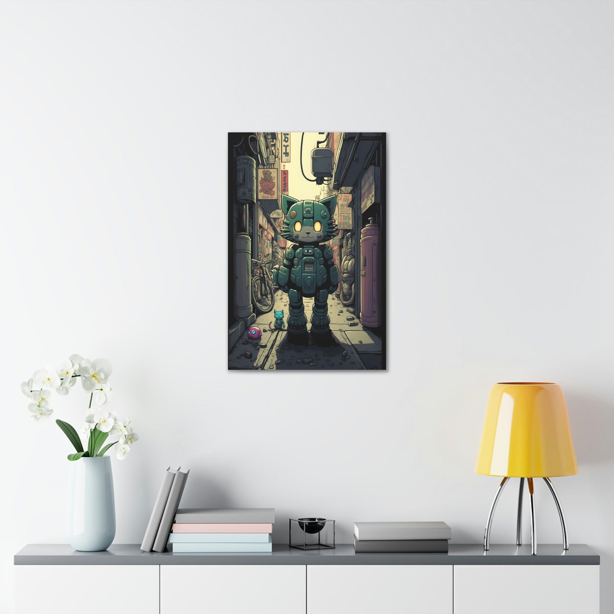 Alley Cats Canvas Print