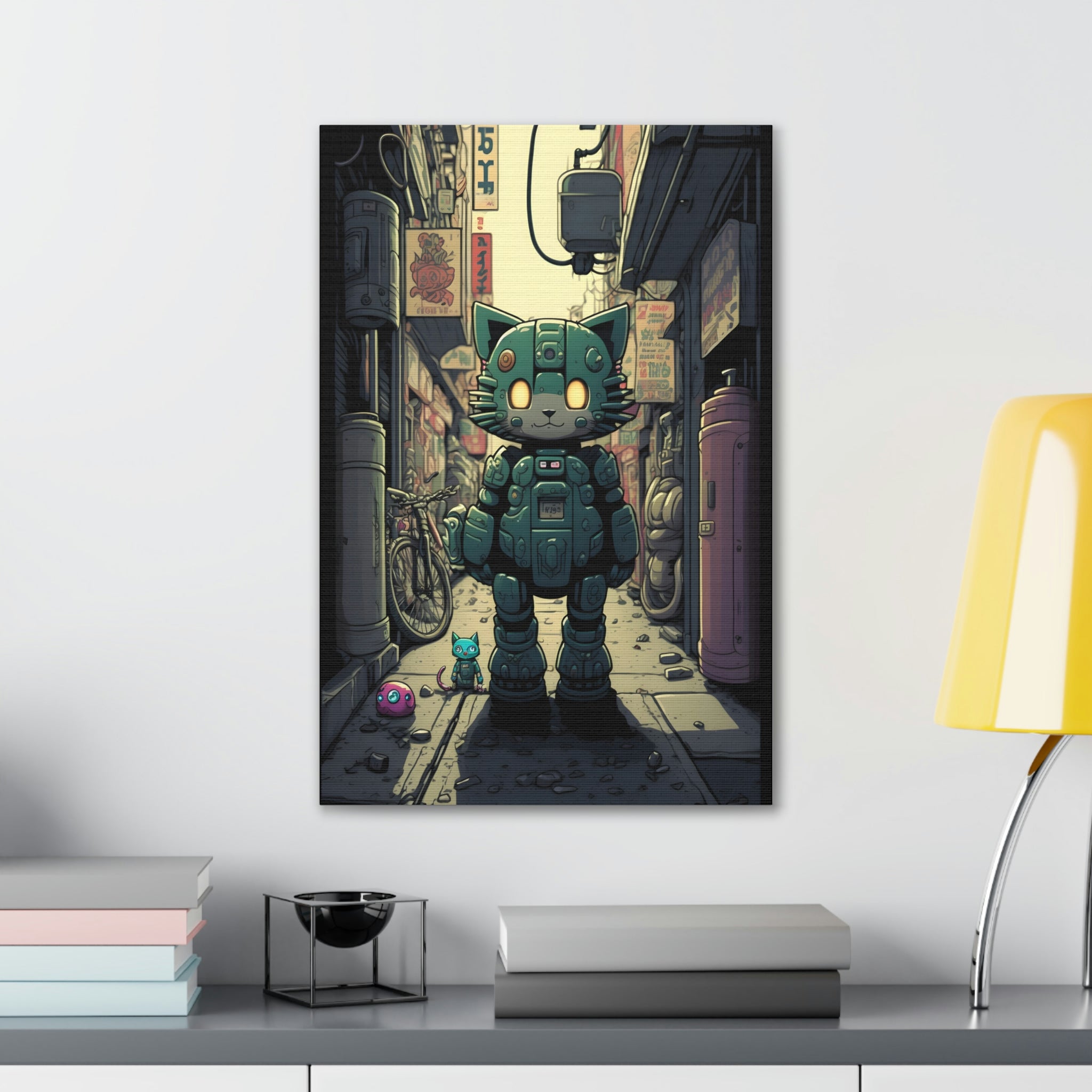 Alley Cats Canvas Print