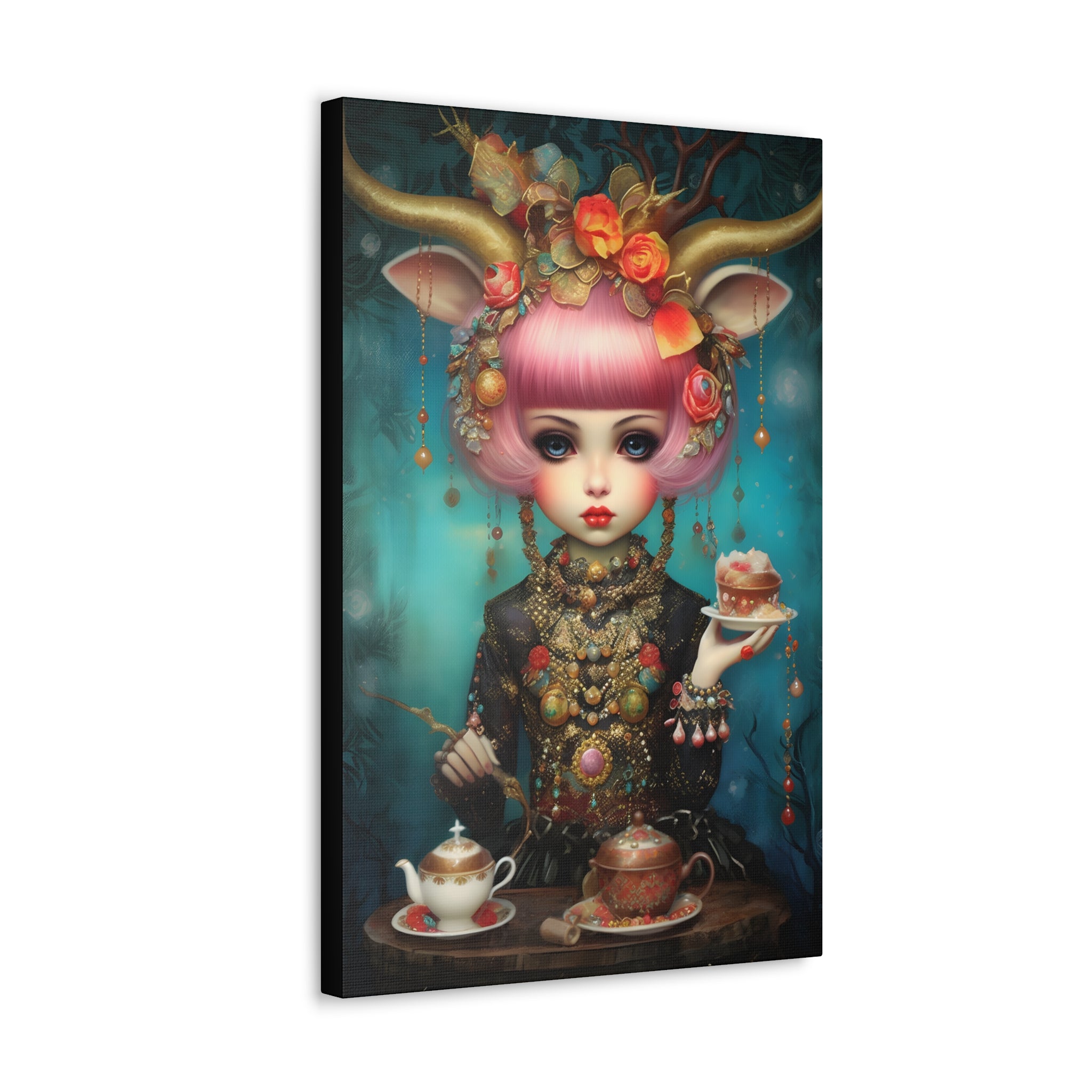 Let's Eat Cake Canvas Print