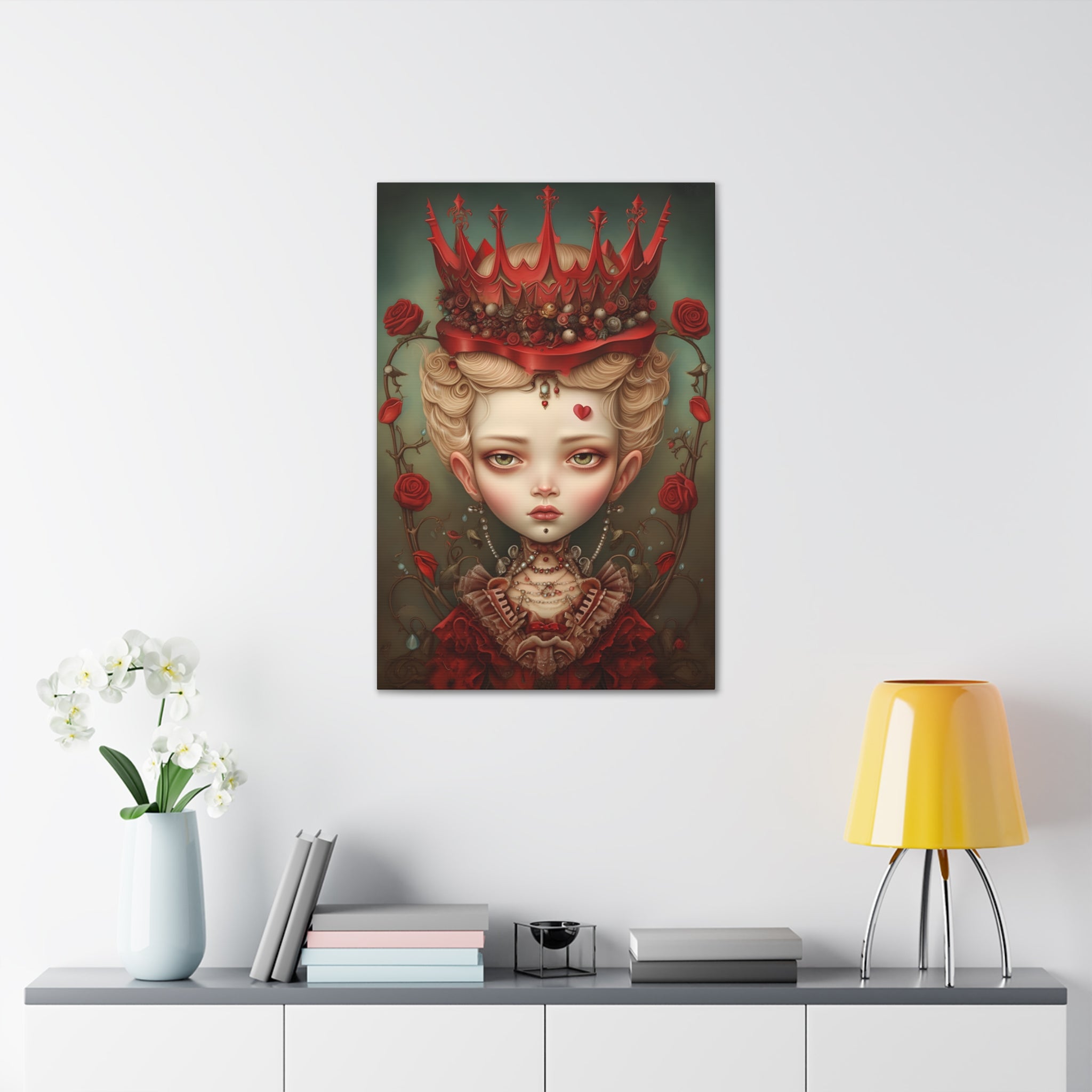 Queen of Hearts Canvas Print