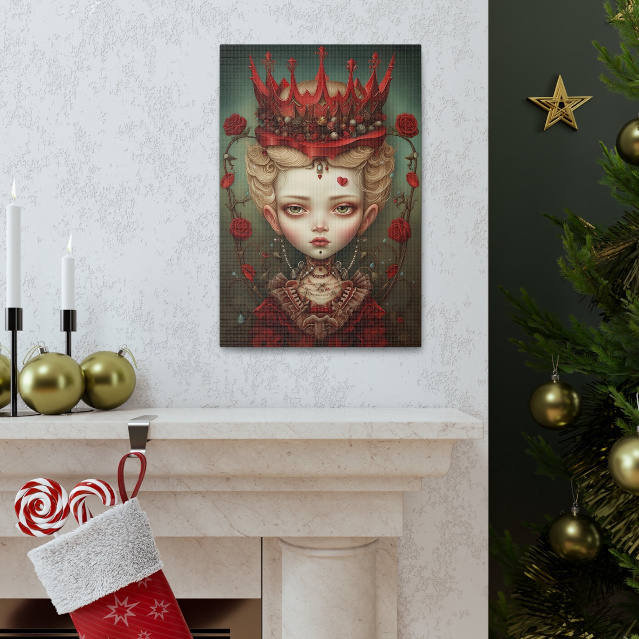 Queen of Hearts Canvas Print